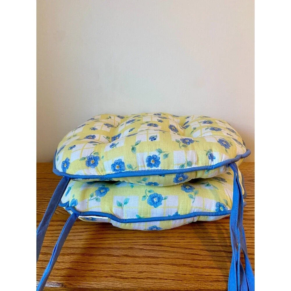 VTG pfaltzgraff SHELBY USA Set Teapot Towel Cushion Place Mats SET (9) Wash Seat